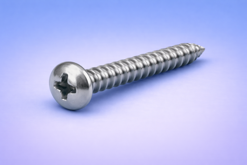 Vite autofilettante testa mezza tonda impronta a croce phillips